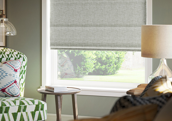 Melrose (Blackout), Silver Rain - Roman Blind - Image 5
